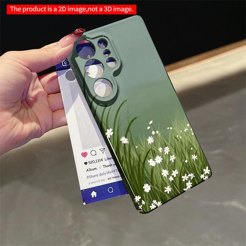 2DFlat Samsung phone case Floral Garden Phone Case Applicable to Galaxy S23 S24 S25ULTRA S26 A12 A14 A15 A16 A54 A55