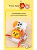 KAKAO FRIENDS Ryan Lion Plush Phone Clip: Cute Cartoon Fruit-Shaped Pendant Bag