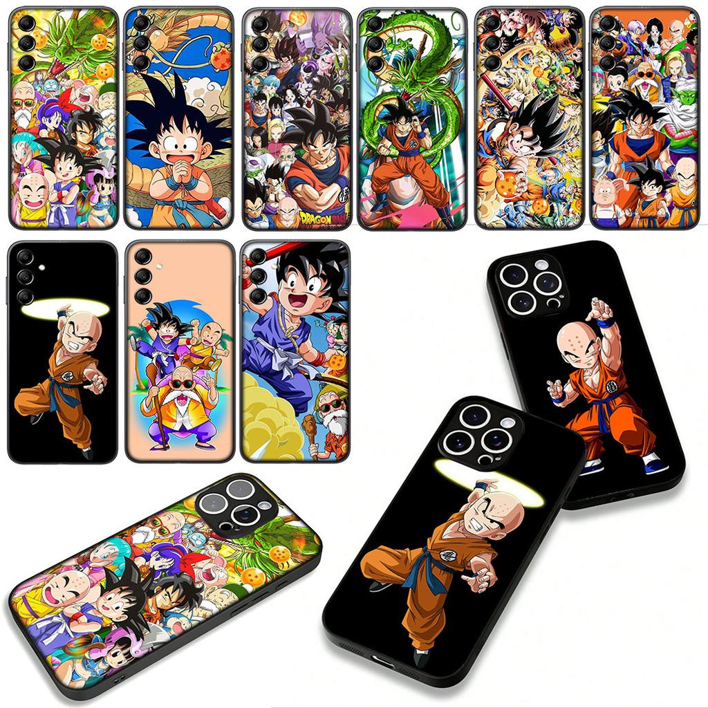 Phone Cover Krillin DragonBalls Dragon Gokus Ball for Apple iPhone 16 15 14 Plus 13 12 Mini 17 Pro Max + ProMax 16E Air 15+ Case