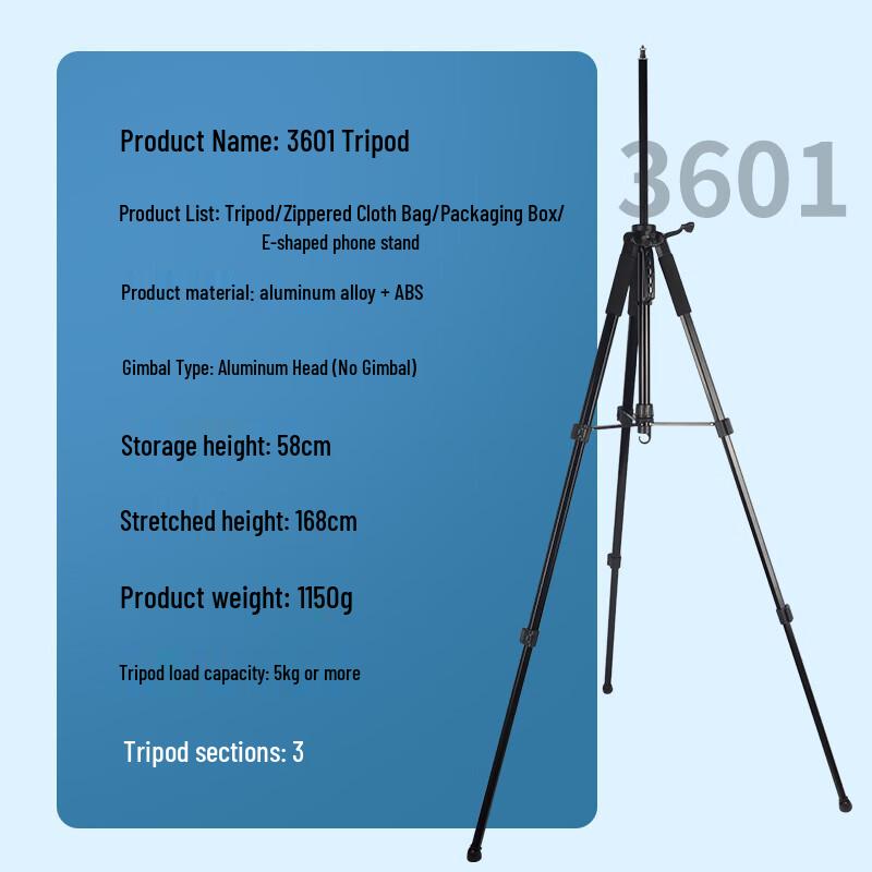 Lilang Professional Aluminum Camera Tripod