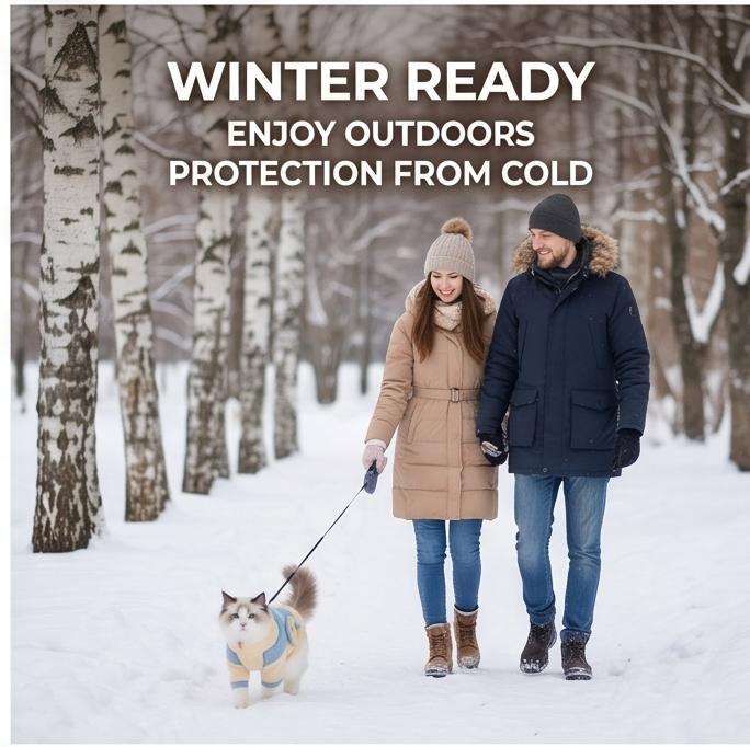 Fashion Patchwork Warm Cat Cotton Coat Anti Shedding Autumn Winter Clothes For Small Cats Cold Weather Indoor Outdoor Use