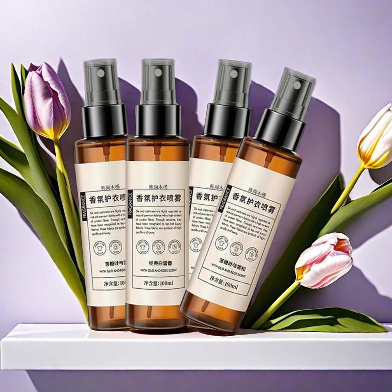 Scented Garment Protection Spray: Mite and Bacteria Removal, Odor Elimination, Long-lasting Fragrance, Clothing Air Freshener, Anti-static
