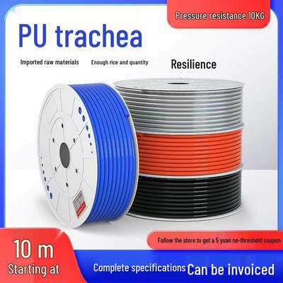 Tubo Flessibile Pneumatico in PU ad Alta Pressione per Pompa d'Aria/Compressore - Disponibile in 6/4/8/10/12/16mm