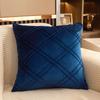 Skin-friendly Velvet Crumpled Soft-covered Bedside Sofa Pillow with Core