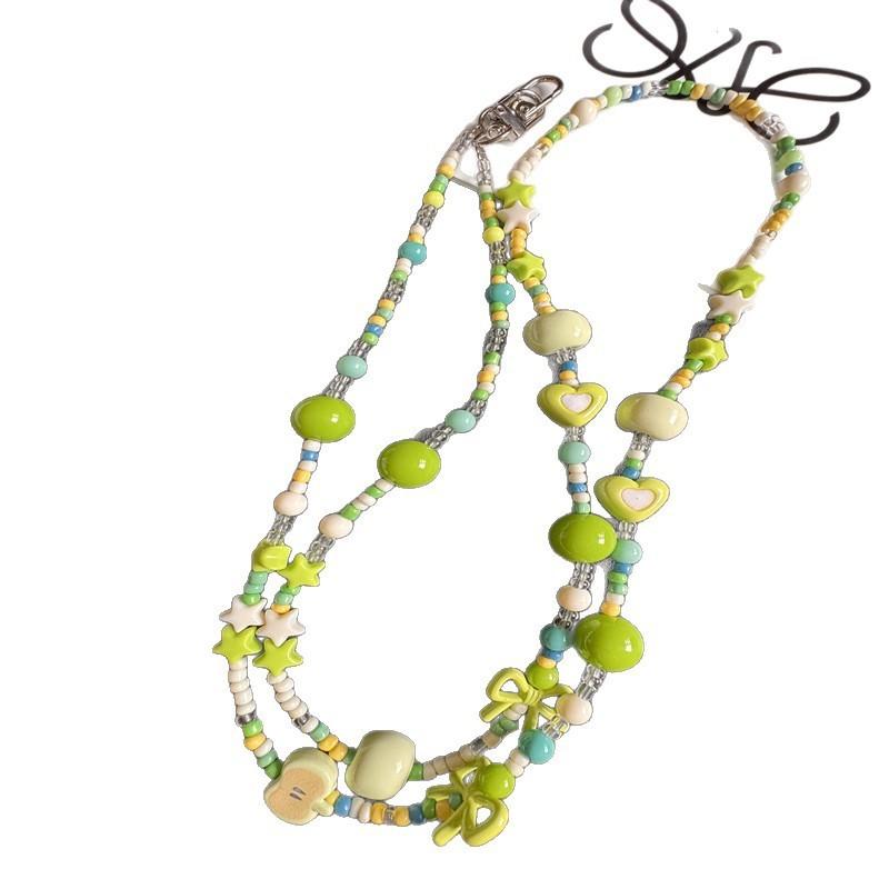 Laccetto per Cellulare in PVC con Design a Perline per Bambini e Ragazzi