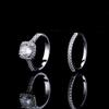 Valentine'S Day Gift Jewelry Classic Engagement Ring Women'S Zircon Ring Set Ring Jewelry