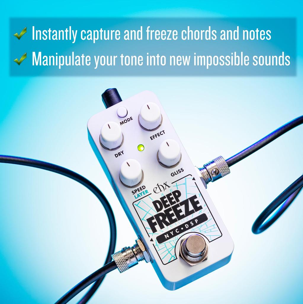PICO DEEP FREEZE SOUND RETAINER SUSTAINER Sustain Pedal Guitar Effector ELECTRO-HARMONIX