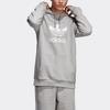 Adidas Originals Trefoil Hoodie Sweatshirt Japan Version Men's Light Gray DT7963-