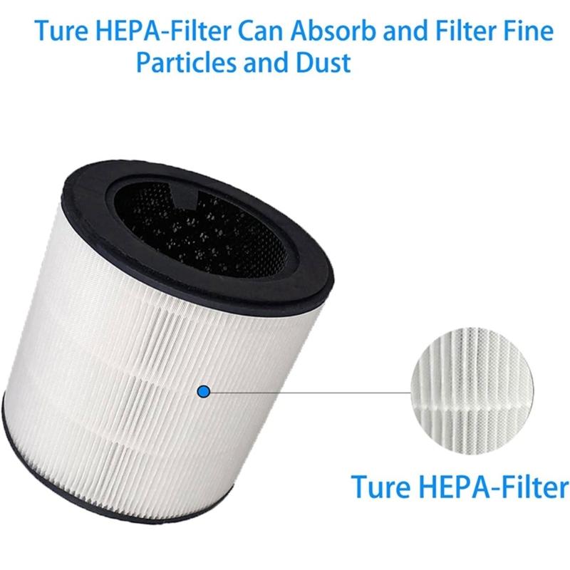 Filtres pour purificateurs d'air en plastique longue durée, accessoires pour filtres de purificateurs d'air en plastique compatibles avec les modèles FY0293 et FY0194.