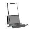 Ergonomic Multiple Angle Waving Shaped Desktop Stand for Mobile Phones E Books Portable ABS Construction Nonslip Base