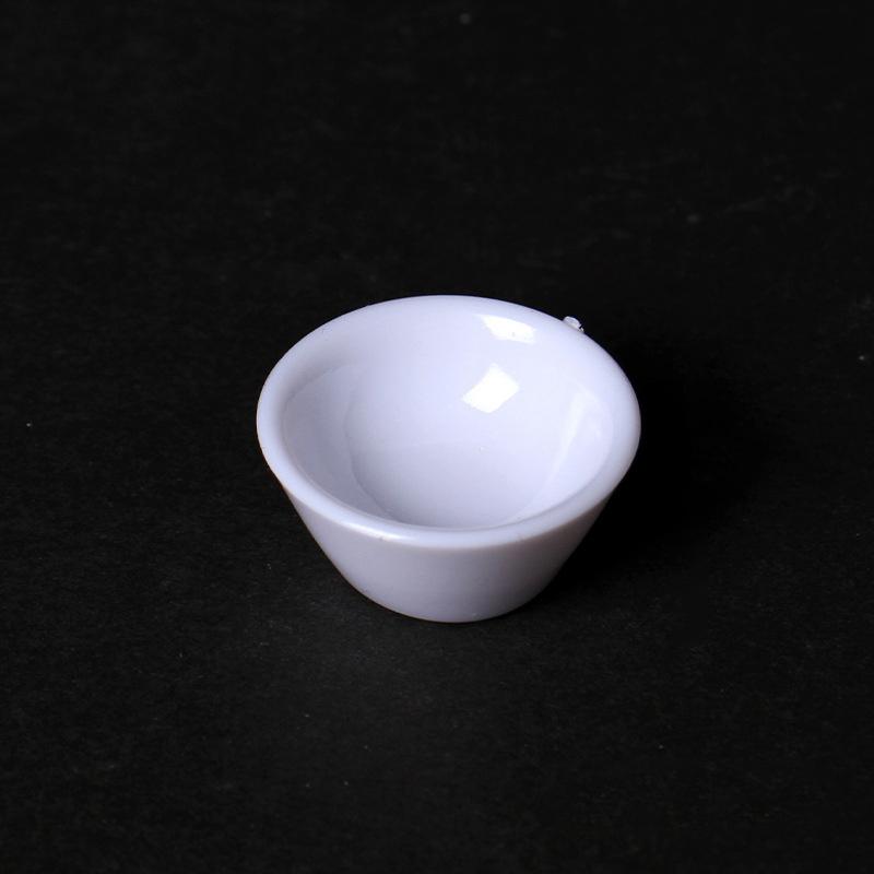 5Pcs 1/12 Dollhouse Miniature Plate Dessert Lace Dish Tableware Mini Doll Kitchen Decor Accessories Toy Model Play House Toys