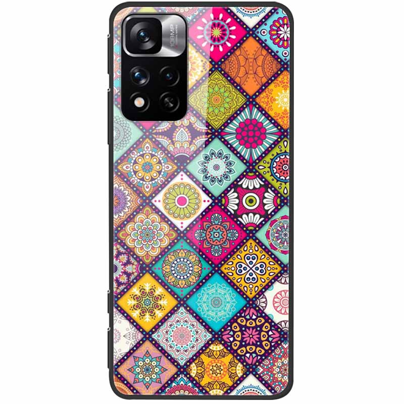 Tempered Glass Case For Xiaomi Redmi Note 11 Pro+ 5G Cover Hard Protective Funda for Redmi Note 11 Pro Plus 5G Soft Bumper 6.67