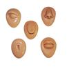 Silicone Ear, Nose, Tongue, Navel, Eye, and Mouth Model of Human Senses