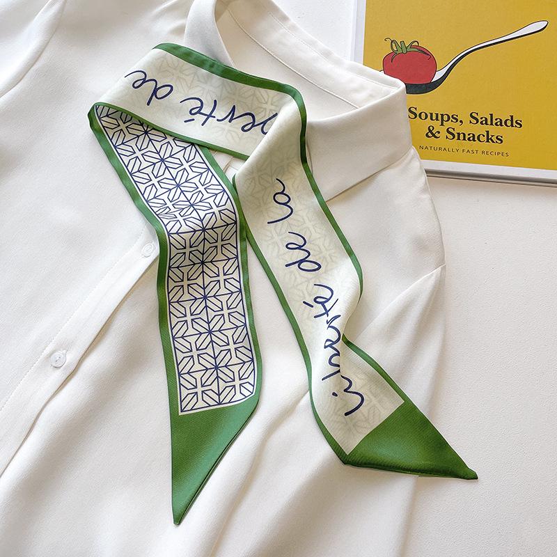 Hochwertiges Haarband aus koreanischer Seide in Khaki-Nude – professionelles Accessoire für Frühling/Herbst