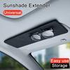 Universelle Auto-Sonnenblenden-Erweiterung, Faltbare Windschutzscheiben-Sonnenblende, Sonnenblenden-Aufbewahrungszubehör, Modisches Brillenaufbewahrungszubehör