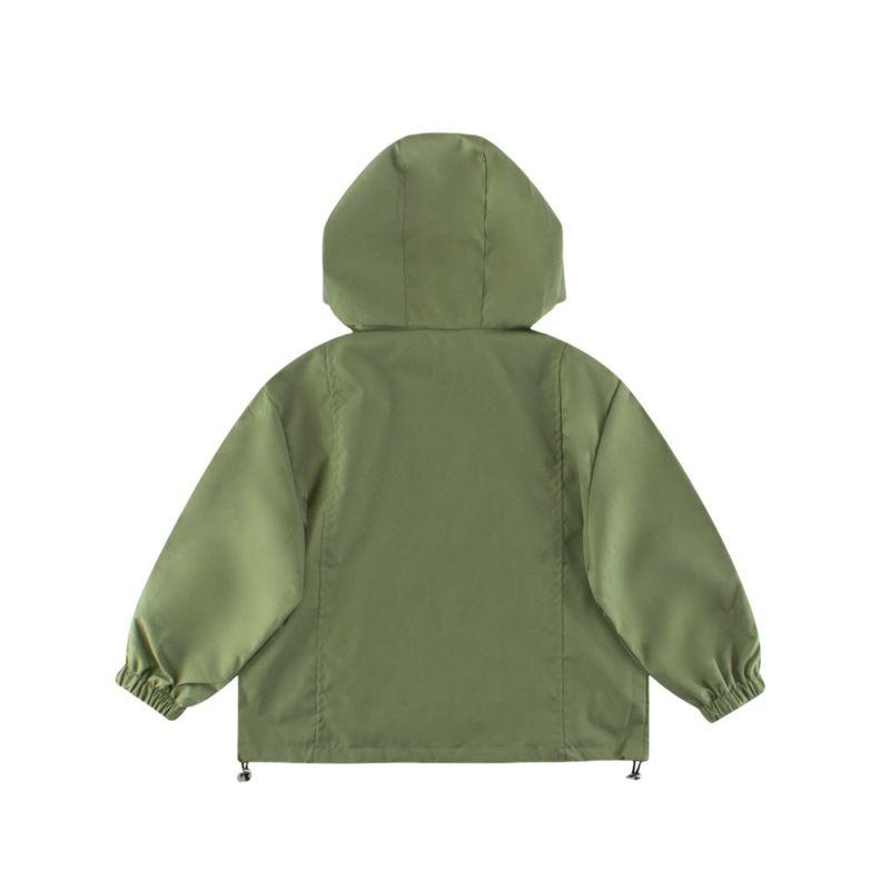 27Kids Children's Clothing Boys' Casual Windbreaker Spring and Autumn Children's Jacket Boys' Outdoor Clothing Hooded Zipper Shirt