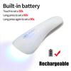 YIKOOLIN Handheld UV LED Nail Lamp USB Rechargeable Mini Manicure Lamp Nail Dryer With 5 Lamp Beads Quick Drying Gel Nail Polish