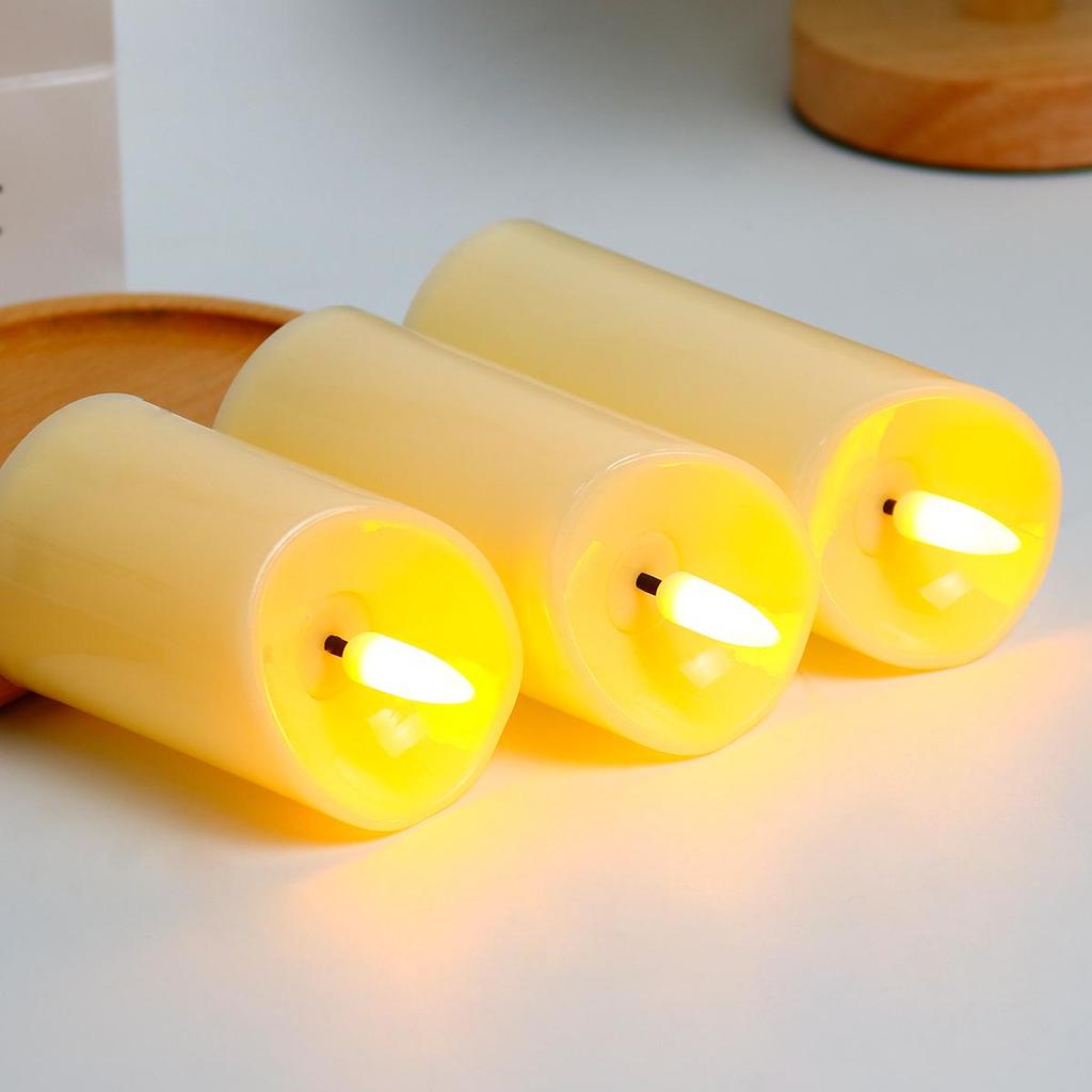 LED Tea Light Candles - Flameless Weeping Lights for Christmas and Wedding Decorations