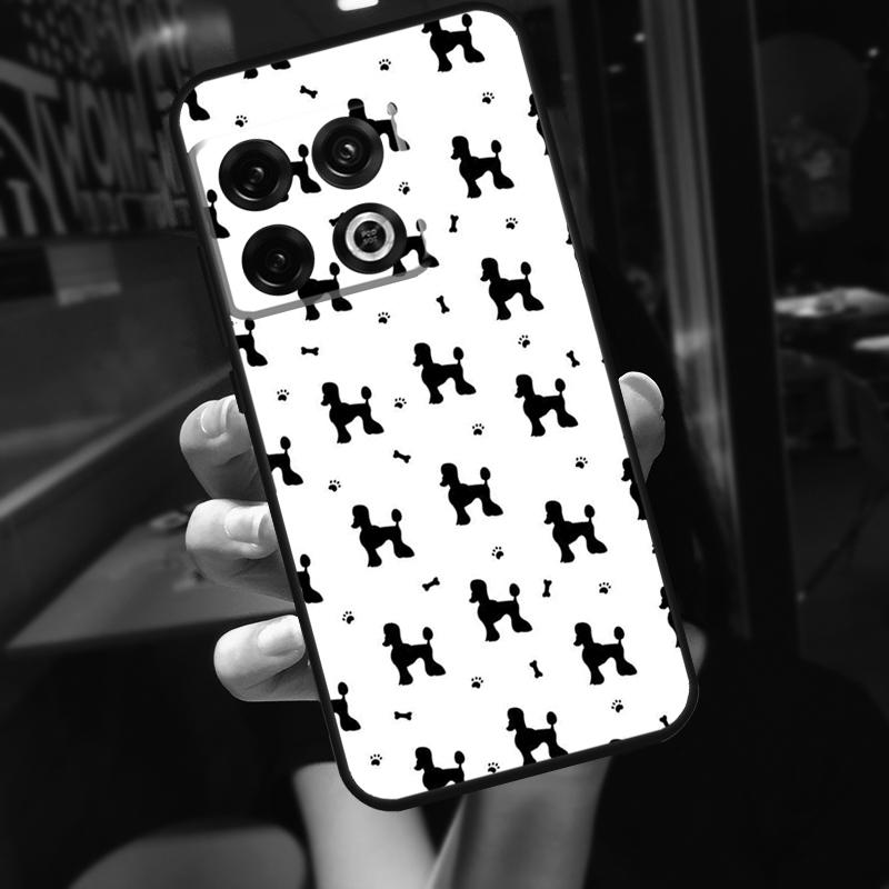 

Poodles cartoon Girly Cute Funda For OnePlus 13 12 R 11 9 10 Pro 8T 9RT 10T OnePlus Nord 4 CE 2 3 Lite N30 N20 Case OnePlus Nord CE4