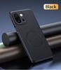 For Oneplus 15 Case Magnetic Leather Shield Cover For Oneplus 15 Anti-Fingerprint Non-Slip PC+TPU