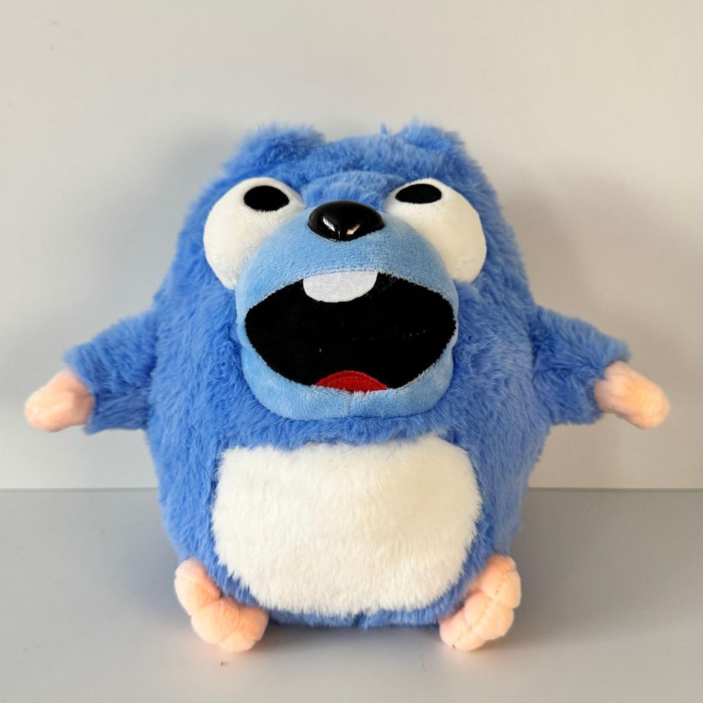 Grizzy & die Lemminge Plüschtier, Weiches und Niedliches Anime-Plüschtier, 15cm, Sammlergeschenk für Fans