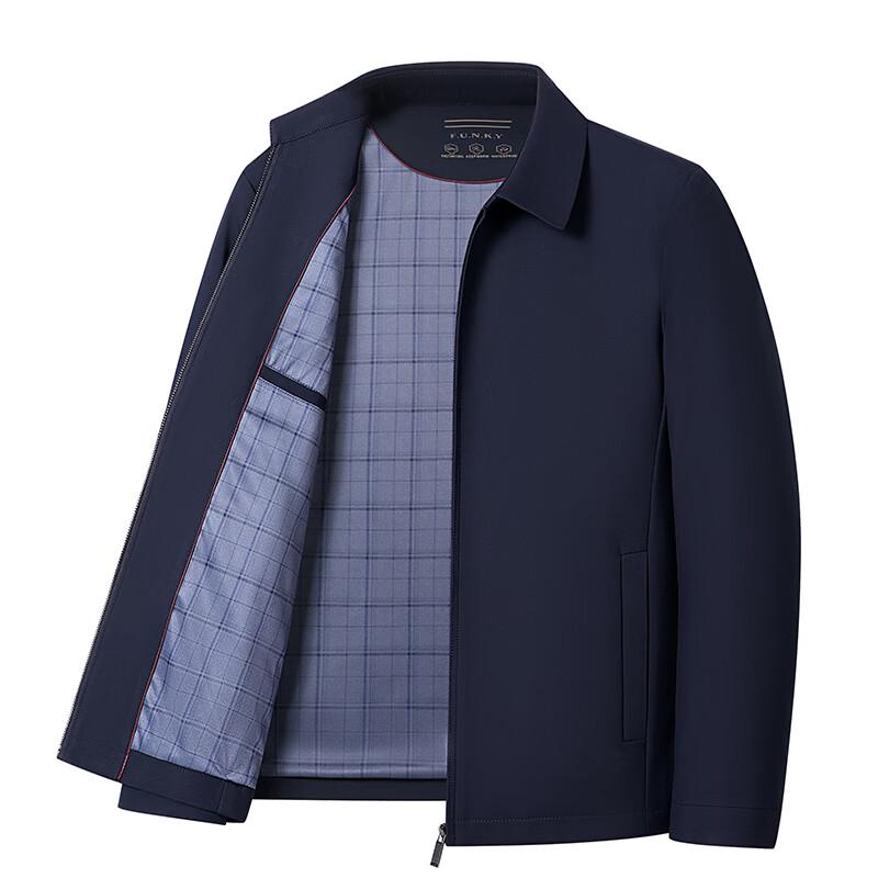 

Fengxun Men s Business Casual Lapel Jacket FXNX8816 L