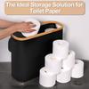 Toilet Paper Basket 28L Toilet Paper Storage with Lid for Bathroom Free Standing Holder Organizer Holds Up to 9-12 Rolls