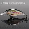 5pcs Bionic Crankbaits Fishing Pike Wobblers Sets 6cm 10g Floating Minnow Fishing Lures Kit Artificial Bait For Bass