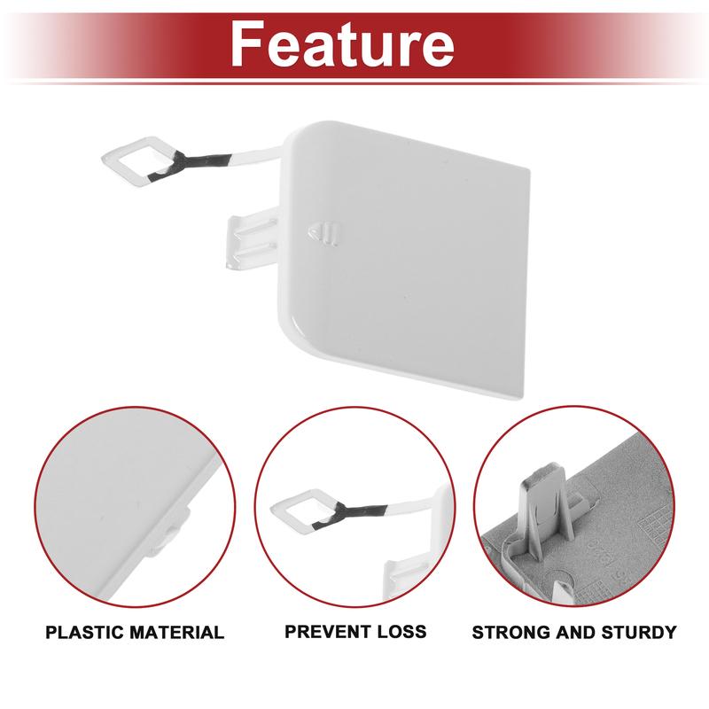 X Autohaux Car Tow Hook Cover Cap for MercedesBenz S-Class W220 Hook No.2208851223 White