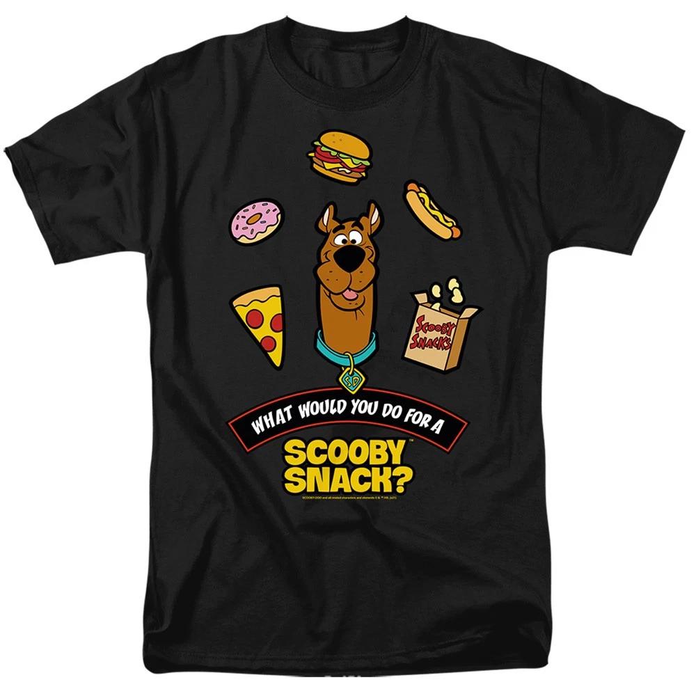 Scooby-Doo! - Wwyd For A Scooby Snack? - Adult Unisex T-Shirt - Black XS