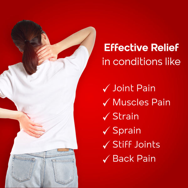 Dr.Ortho Ayurvedic Pain Relief Balm for Joint, Knee, Back Pain - 40g Pack of 2 Natural Relief