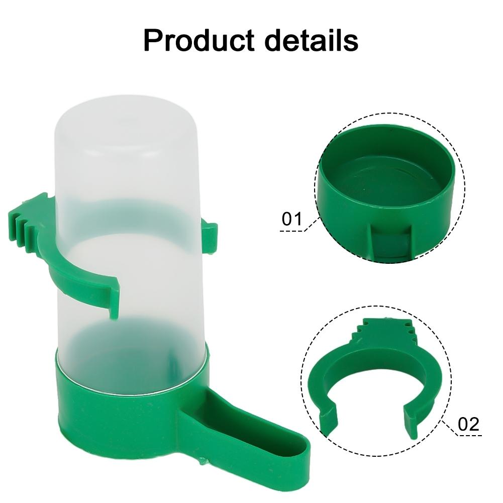 Hot Latest Sale Feeder Water Waterer Bird For Parakeet 60/90/140/150ml