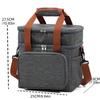 Leakproof Insulated Lunch Bag Lightweight Insulation Shoulder Bag Portable Food Storage Bag  School