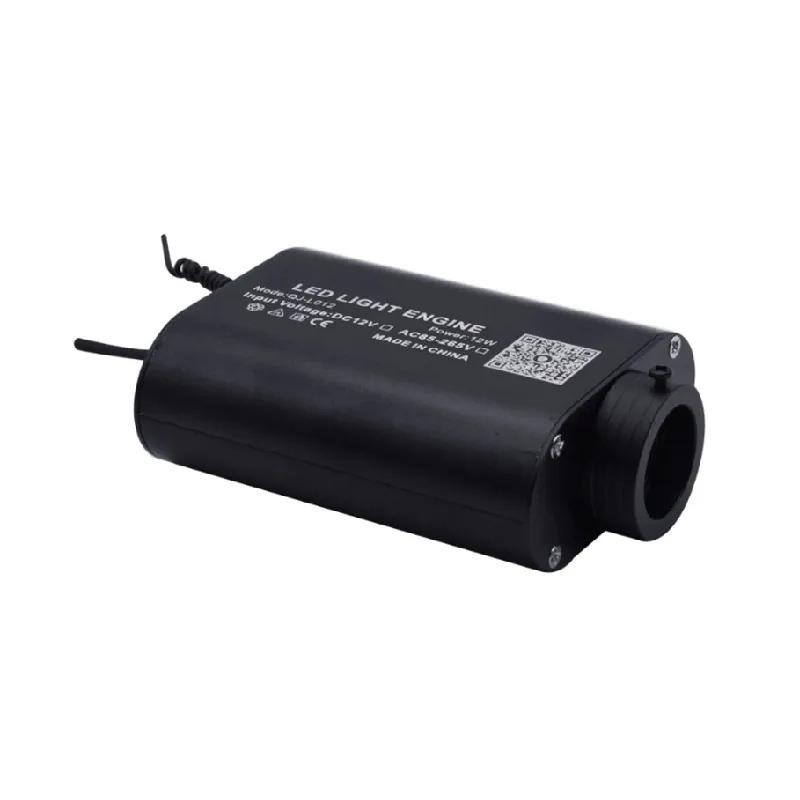 

Набор светодиодных звездных потолочных светильников из оптического волокна RGBW 12 Вт с мерцанием, управлением через Bluetooth-приложение, радиочастотным сигналом и звуком