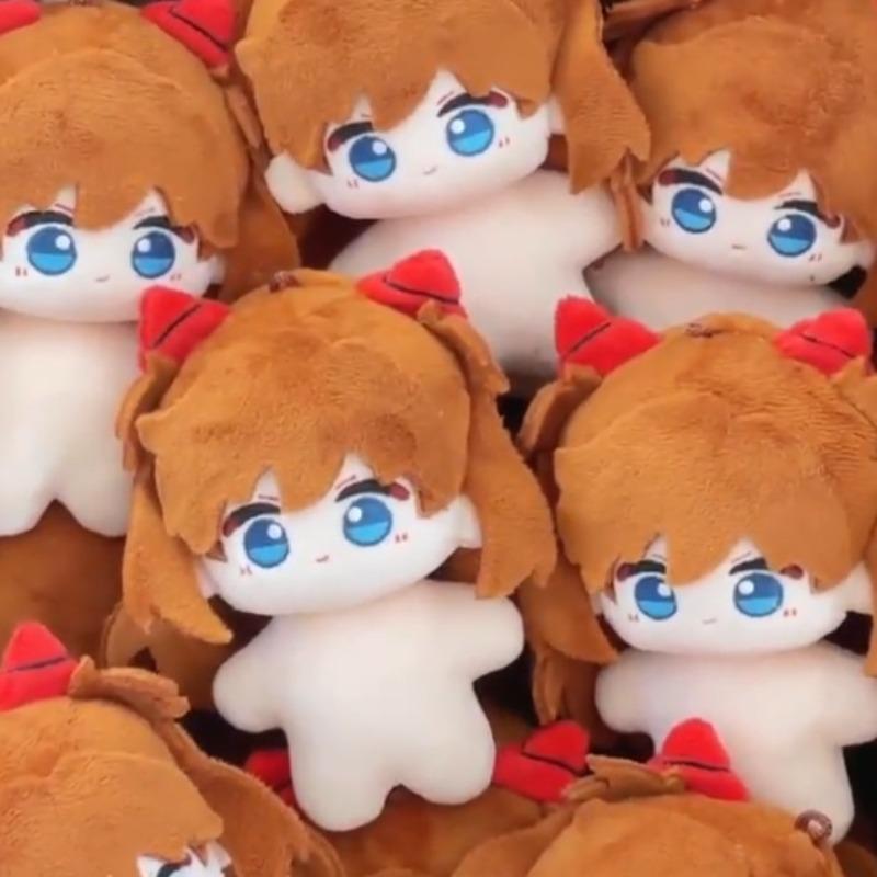 Neon Cute Genesis Classic Evangelion Cute Fluffy Cotton Plush Lovely Mini Hanging Keychain Perfect For Decorating Backpacks
