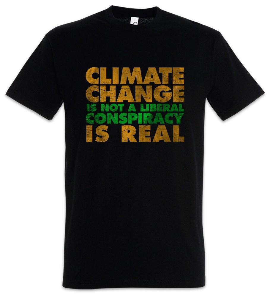 Climate Change is Real Mens T-Shirt Environmental Protection Save The World Green Energy