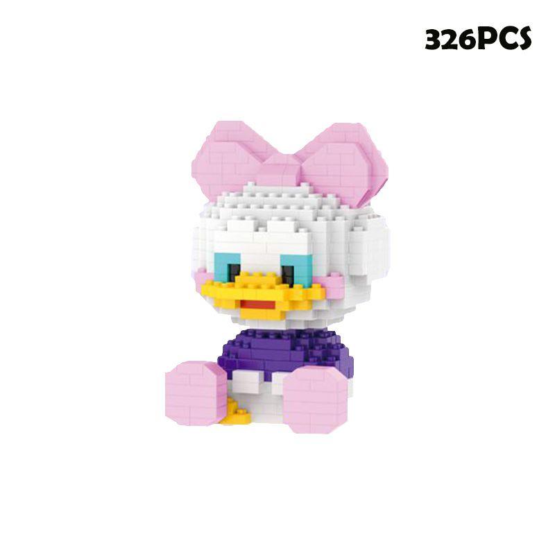 Disney Mickey Minnie Goofy Cartoon Building Blocks For Kids' Intelligence Development