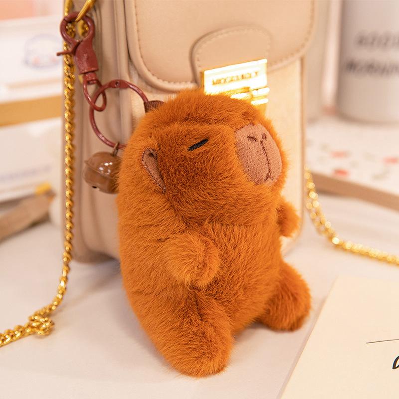 Boutique Barcelona Bear Doll Pendant Ginger Dessert Pendant Plush Toy Snack Bag Pendant Keychain