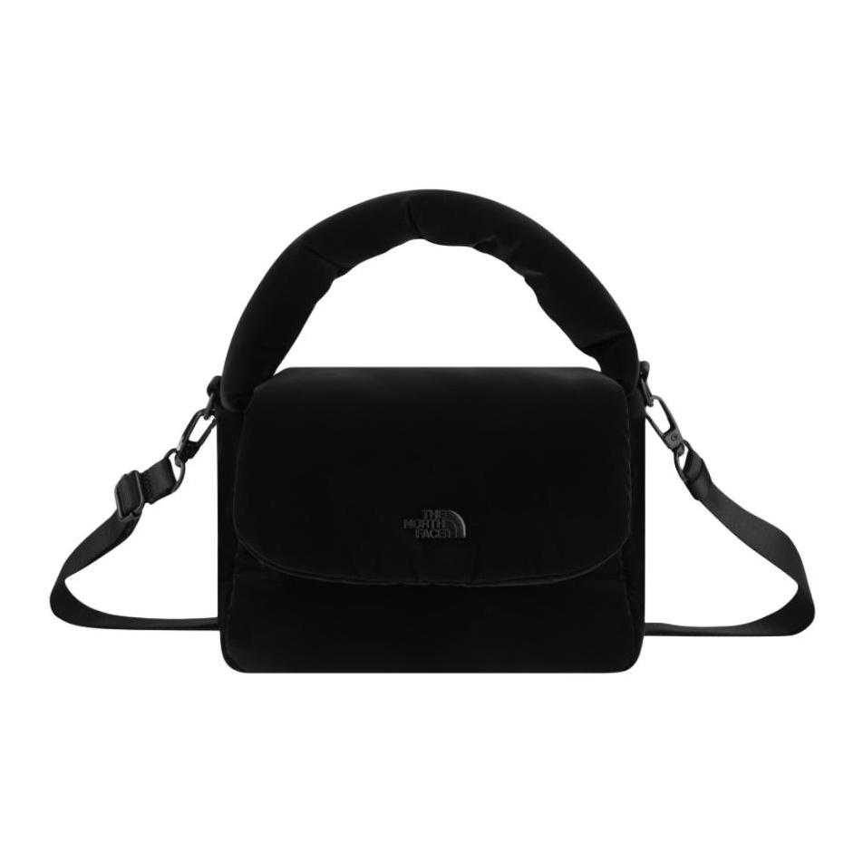 

The North Face Bubbly Letter Logo Casual Polyester Mini Shoulder Tote Bag Women bags Black NN2PR70J Black