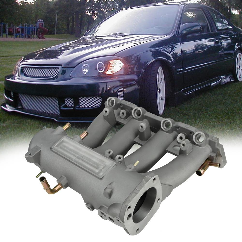 Racing D15 D16 DSeries Intake Manifold Fit for CIVIC CRX DEL SOL 19882000 Silver