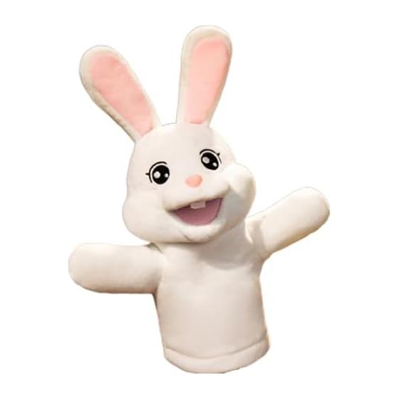 Puppet Puppet Finger Puppet Hand Puppet Stuffed Doll Puppet Show Ventriloquism Glove Puppet Washable Mouth Moving Rabbit Rabbit