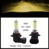 2 Pcs 9006 12V 100W Yellow Lights 2500k HB4 Car Headlight Auto Fog Quartz Glass Lamps Halogen Bulbs