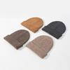 Premium Korean-Style Women's 100% Wool Knit Hat, Thickened for Warmth, Perfect for Autumn and Winter