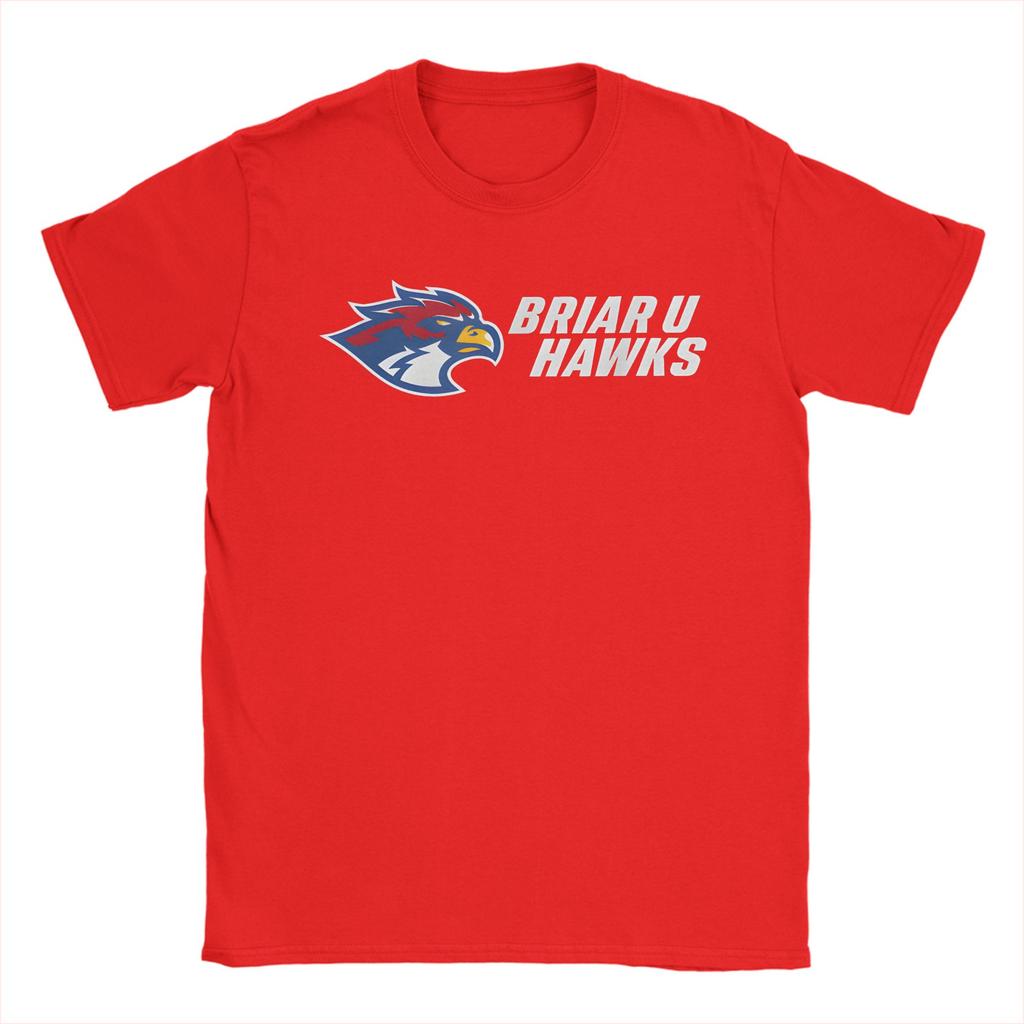 Briar U Hawks Off Campus Men T Shirts Fashion Tee Shirt Short Sleeve Crewneck TShirt Pure Cotton Plus Size Clothes