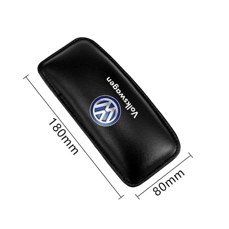 2026 Hot For Volkswagen VW 1Pc Leather Knee Pad Car Interior Pillow Comfortable Elastic Cushion For Volkswagen CC Golf 6 7 GTI T