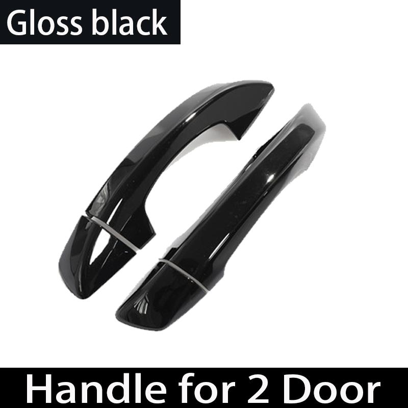 Exterior din fibră de carbon pentru Volkswagen VW Scirocco 3 MK3 2008 ~ 2017 2009 crom lucios negru capac mâner ușii bol mașină