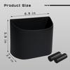 Car Trash Can - Mini Leakproof Car Trash Bin, Artificial Leather Garbage Organizer For Any Cars,Sedans,SUVs & Trucks,Easy-To-Tall Automotive Garbage