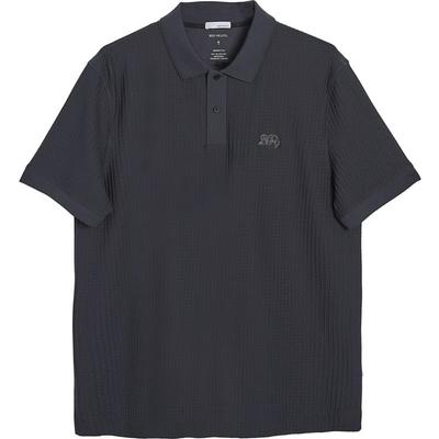 VICUTU Men's Business Casual Short-Sleeve Polo Shirt