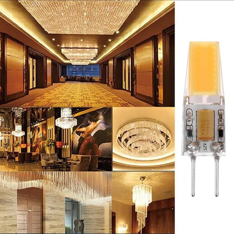 10X GY6.35 LED Silicone Lamp 5W Spotlight Replace Energy Saving Light 6500K Clear Bulb 4000K Beam Home House Living Room Bedroom
