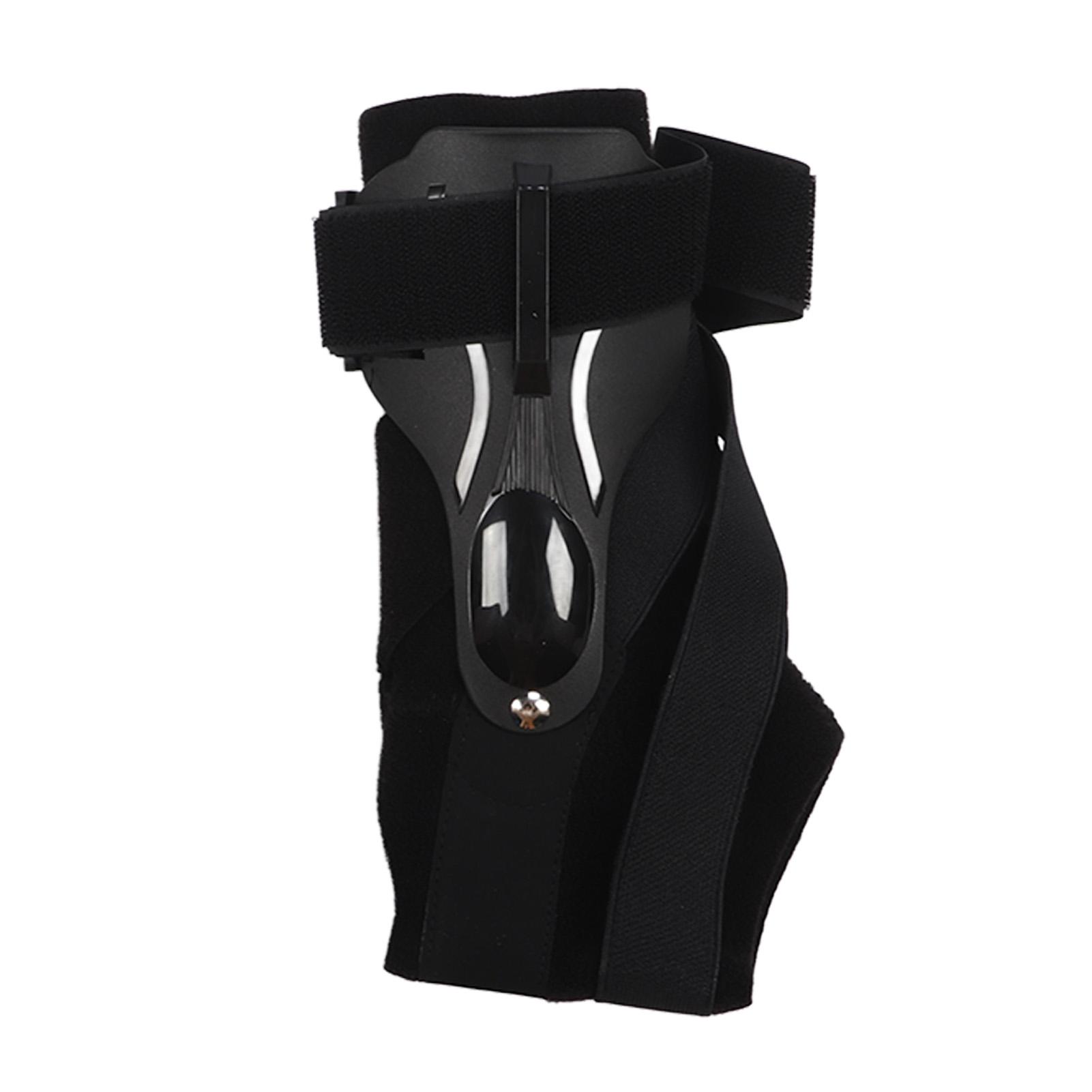 

Ankle Brace Crack Resistant Strap Adjustable Breathable Skin Friendly Foot Stabilizer Ankle Protector Black XL